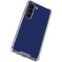 Royal Blue Galaxy S23 Clear Case