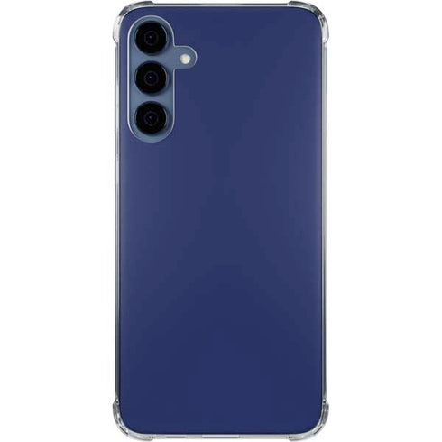 Royal Blue Galaxy S24 Clear Case