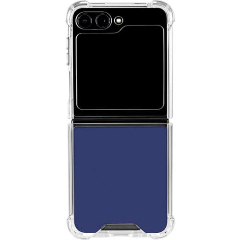 Royal Blue Galaxy Z Flip5 5G Clear Case