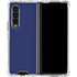 Royal Blue Galaxy Z Fold4 5G Clear Case