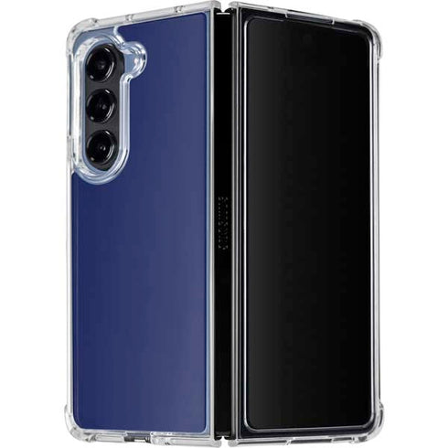Royal Blue Galaxy Z Fold5 5G Clear Case
