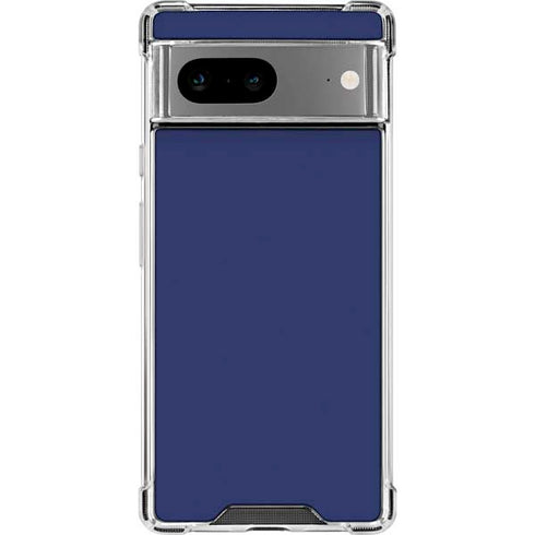 Royal Blue Google Pixel 8 Clear Case