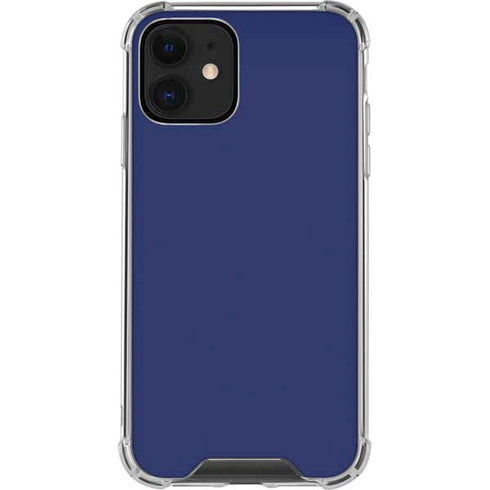 Royal Blue iPhone 12 Clear Case