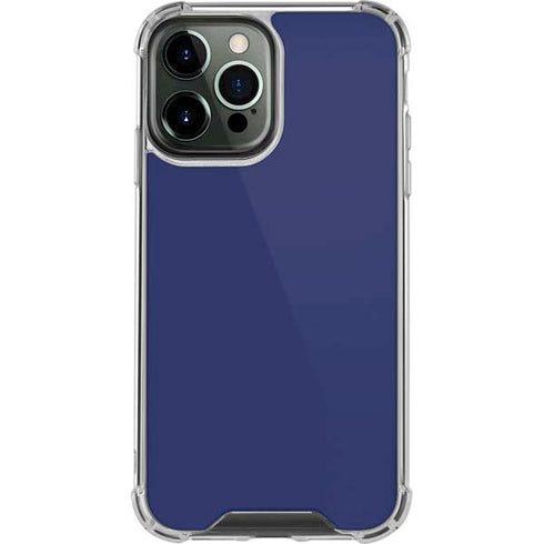 Royal Blue iPhone 13 Pro Max Clear Case