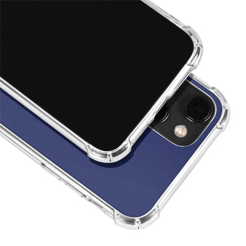 Royal Blue iPhone 14 Plus Clear Case