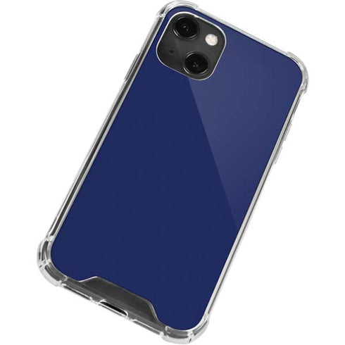 Royal Blue iPhone 14 Plus Clear Case