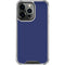 Royal Blue iPhone 15 Pro Clear Case