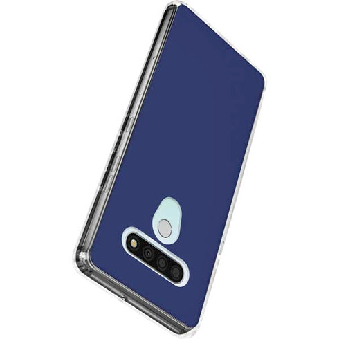 Royal Blue LG Stylo 6 Clear Case
