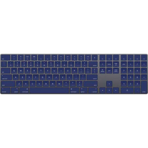 Royal Blue Magic Keyboard with Numeric Keypad Skin