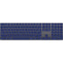 Royal Blue Magic Keyboard with Numeric Keypad Skin