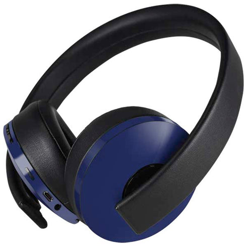 Royal Blue PlayStation 4 Gold Wireless Headset Skin