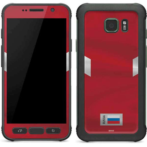 Russia Soccer Flag Galaxy S7 Active Skin
