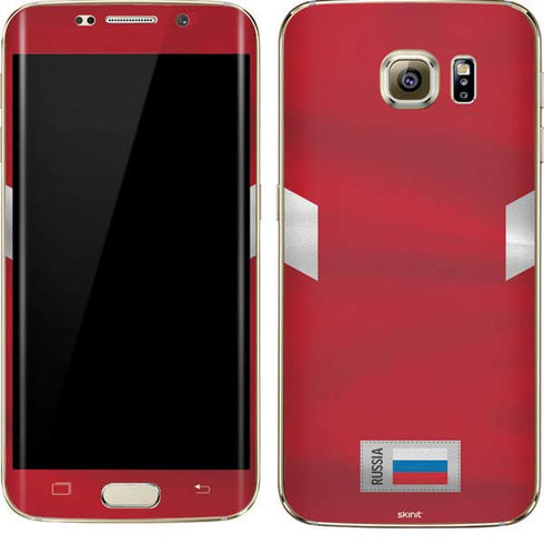 Russia Soccer Flag Galaxy S7 Edge Skin