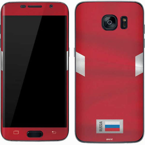 Russia Soccer Flag Galaxy S7 Skin