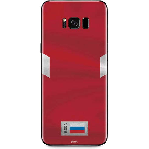 Russia Soccer Flag Galaxy S8 Plus Skin