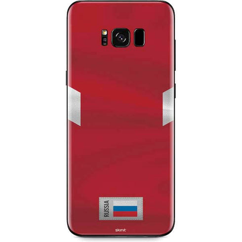Russia Soccer Flag Galaxy S8 Skin