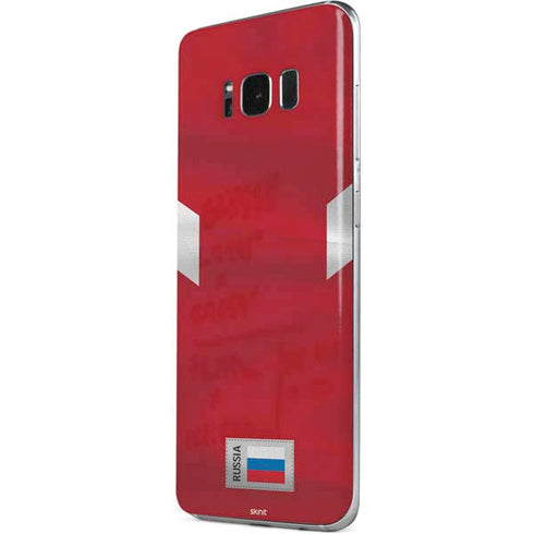 Russia Soccer Flag Galaxy S8 Skin