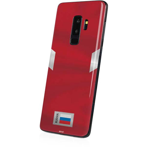 Russia Soccer Flag Galaxy S9 Plus Skin