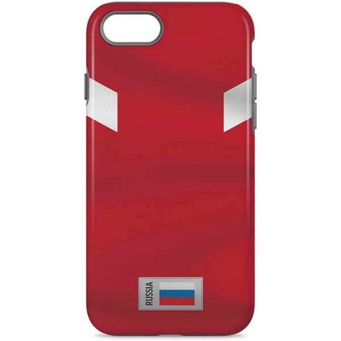 Russia Soccer Flag iPhone 8 Pro Case