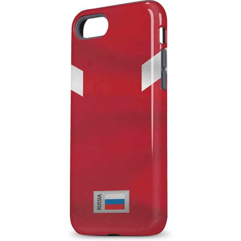 Russia Soccer Flag iPhone 8 Pro Case
