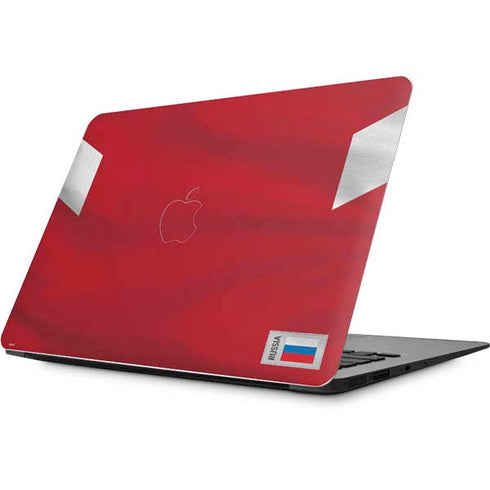 Russia Soccer Flag Apple MacBook Skin