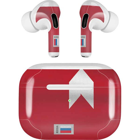 Russia Soccer Flag AirPods Pro 2nd Gen Skin