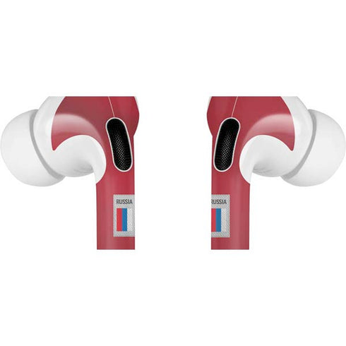 Russia Soccer Flag AirPods Pro 2nd Gen Skin