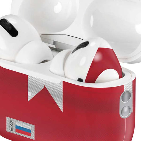 Russia Soccer Flag AirPods Pro 2nd Gen Skin