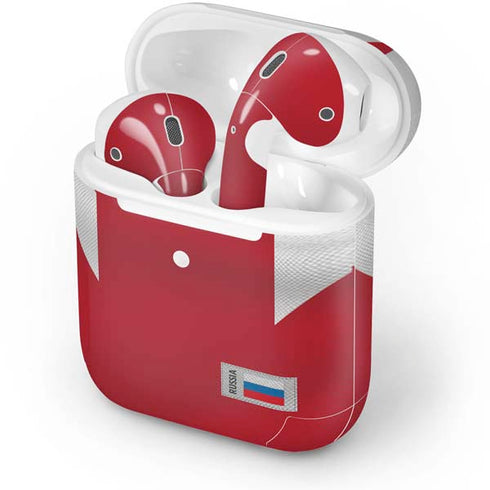 Russia Soccer Flag Apple AirPods 2 Skin