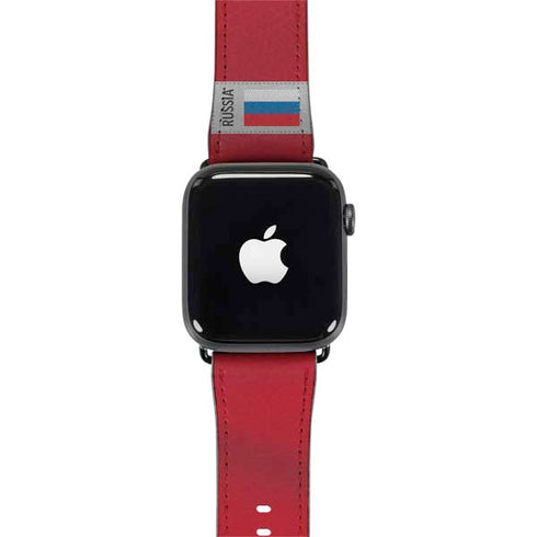 Russia Soccer Flag Apple Watch Band 38-40mm