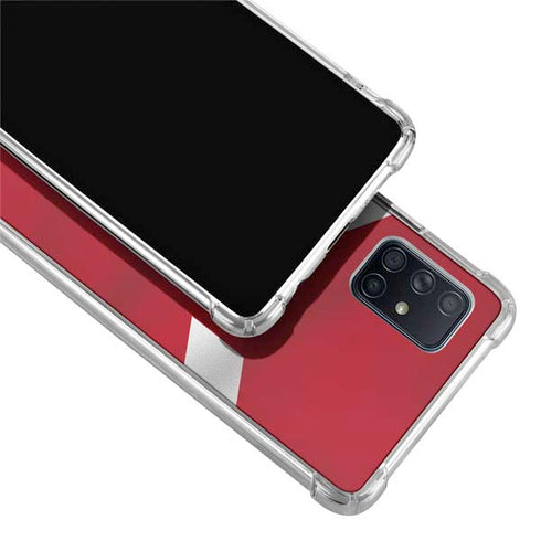 Russia Soccer Flag Galaxy A71 5G Clear Case