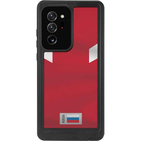 Russia Soccer Flag Galaxy Note20 Ultra 5G Waterproof Case