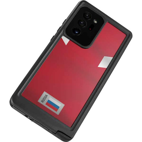 Russia Soccer Flag Galaxy Note20 Ultra 5G Waterproof Case
