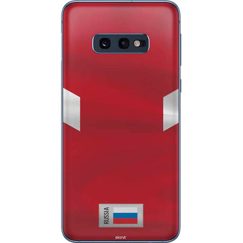 Russia Soccer Flag Galaxy S10e Skin