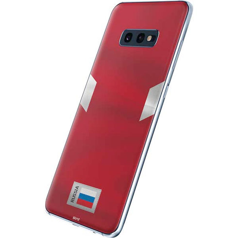 Russia Soccer Flag Galaxy S10e Skin
