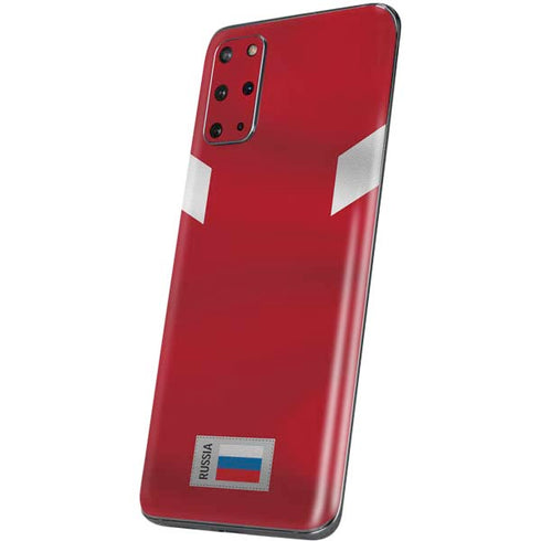 Russia Soccer Flag Galaxy S20 Plus Skin