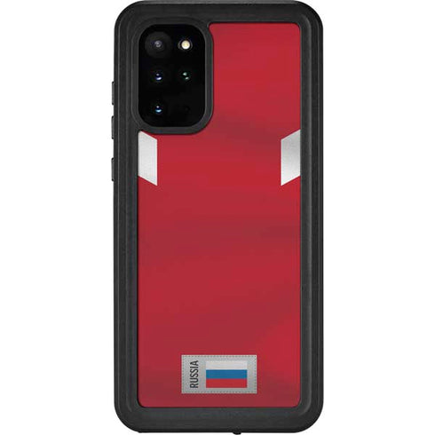 Russia Soccer Flag Galaxy S20 Plus Waterproof Case