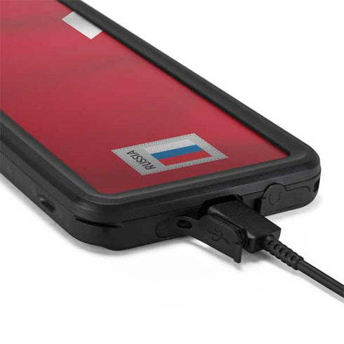 Russia Soccer Flag Galaxy S20 Plus Waterproof Case