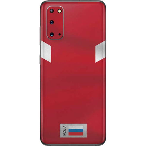 Russia Soccer Flag Galaxy S20 Skin