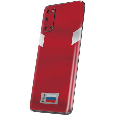 Russia Soccer Flag Galaxy S20 Skin