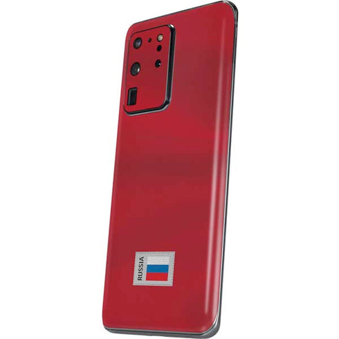 Russia Soccer Flag Galaxy S20 Ultra 5G Skin