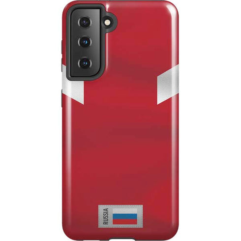 Russia Soccer Flag Galaxy S21 5G Pro Case