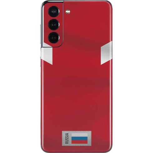 Russia Soccer Flag Galaxy S21 5G Skin