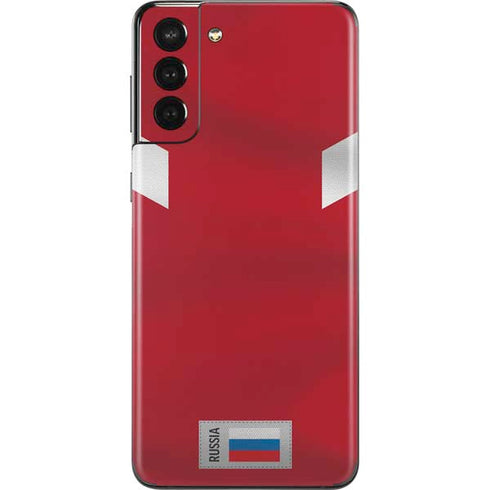 Russia Soccer Flag Galaxy S21 Plus 5G Skin