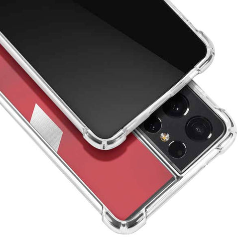 Russia Soccer Flag Galaxy S21 Ultra 5G Clear Case