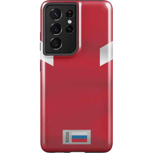 Russia Soccer Flag Galaxy S21 Ultra 5G Pro Case