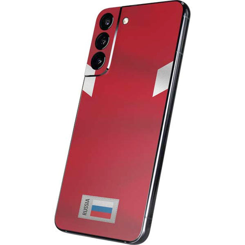 Russia Soccer Flag Galaxy S22 Plus Skin
