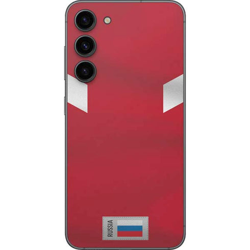 Russia Soccer Flag Galaxy S23 Plus Skin