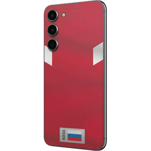Russia Soccer Flag Galaxy S23 Plus Skin