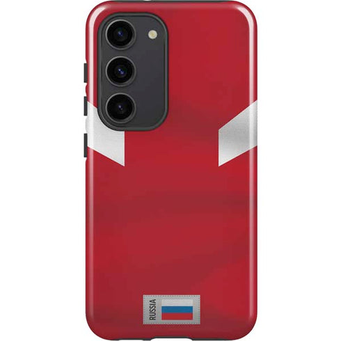 Russia Soccer Flag Galaxy S23 Pro Case